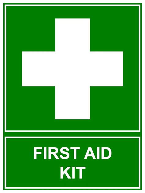 aid kit sign clipart