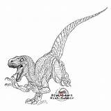 Coloring Jurassic Pages Raptor Cast Dinosaur Lego Dinosaurs sketch template