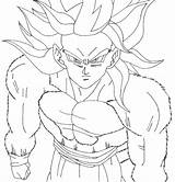 Coloring Goku Pages Super God Saiyan Popular sketch template