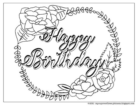 happy birthday happy birthday coloring pages birthday coloring