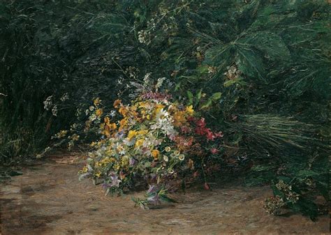 Flower Still Life And Landscape Paintings By Austrian