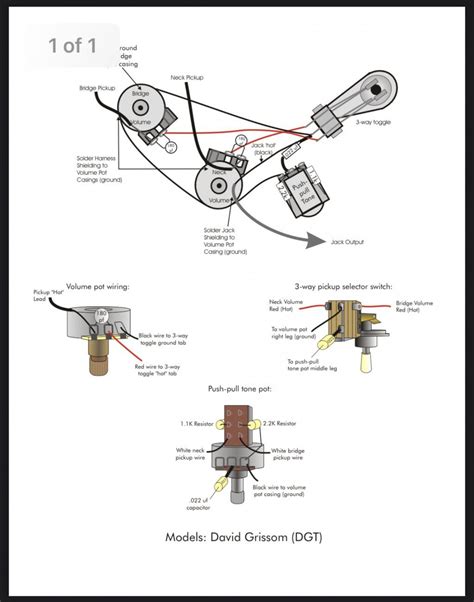 treble bleed   wiring  gear page