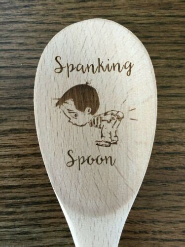 wooden spanking spoon cooking spoon 14 laser engraved funny t
