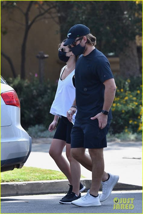 lea michele and zandy reich kick off their week with a walk