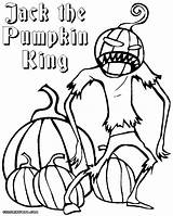 Pumpkin King Jack Getdrawings Drawing Coloring Pages sketch template