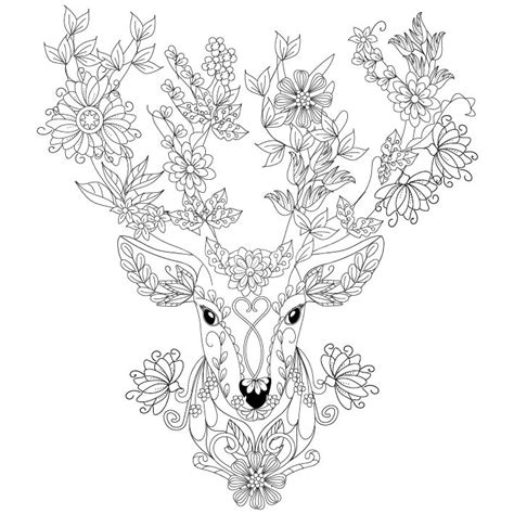 deer coloring page design ms deer coloring pages family coloring