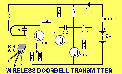 circuit project wireless doorbell eeweb