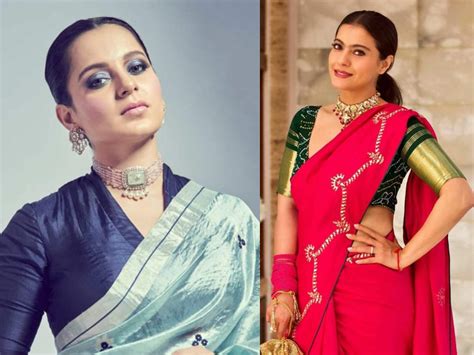 from kajol to madhuri dixit 7 striking blouse and sari
