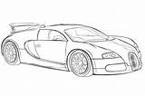 Lamborghini Bugatti Chiron Malvorlage sketch template