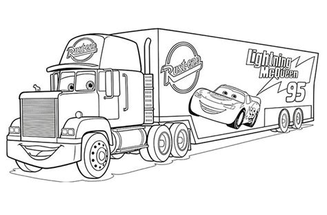 pin  vickie schulte  colouring truck coloring pages cars