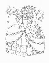 Princesses Colorare Tovaglia Princesa Getcolorings sketch template