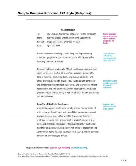 small business proposal templates samples