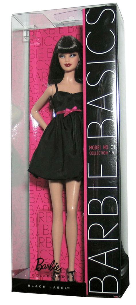 barbie basics doll black dress muse model no 1 01 001 collection 1 5 01