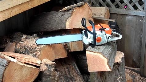 stihl ms  chainsaw youtube