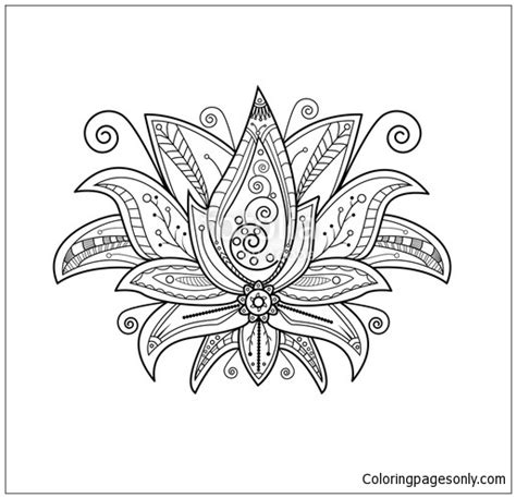 turtle mandala coloring page  printable coloring pages