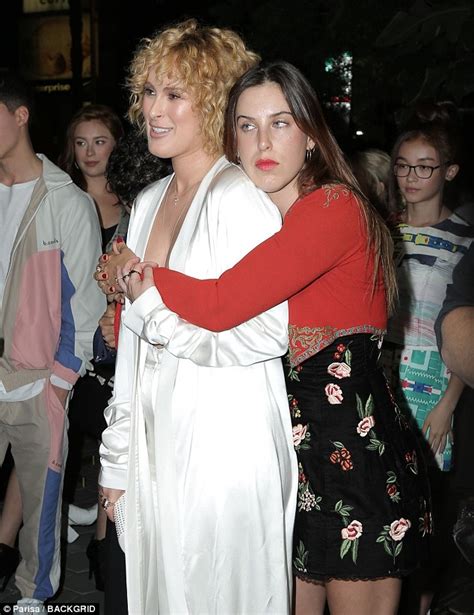 rumer willis puts on a very busty display as she joins sisters tallulah
