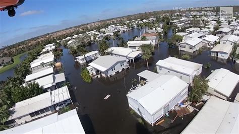 coast guard airlifts residents   sanibel island  hurricane