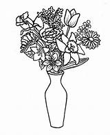 Colorat Planse Floricele Flori Publicat Vaze sketch template