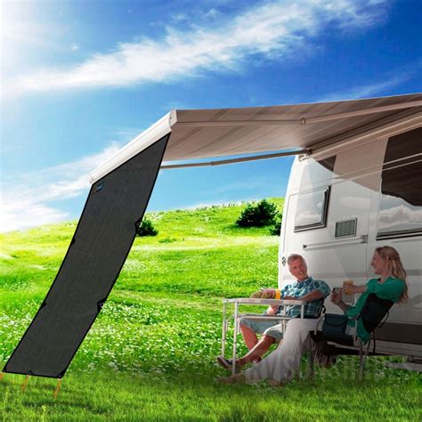 caravan privacy screen  dometic perfectwall pw perfectroof pr  awning xm