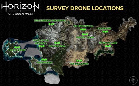 survey drone locations  horizon forbidden west polygon