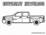 Coloring Chevy Pages Truck Color Silverado Trucks Printable Chevrolet Print Tow Clipart High Car Camaro Kids Quality Mustang Easy Library sketch template
