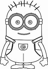 Pages Coloring Minion Small Scooby Doo Christmas Birthday Happy Getcolorings Minions Color Printable Template sketch template