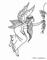 Hadas Hada Alas Dibujo Flying Hellokids Colorir Imprimer Fada Longo Fairies Coloriages Clochette Fée Getdrawings Línea sketch template