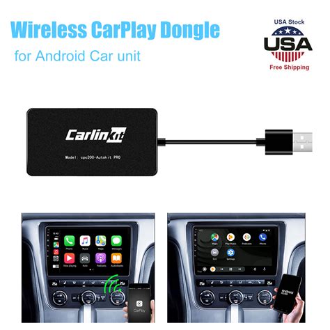 wireless adapter dongle carplay  apple ios android car cavigation player  ebay