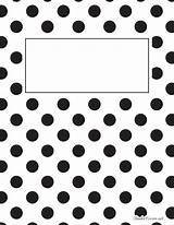 Binder Cover Covers Printable Templates Template Printables School Notebook Cute Bindercovers Polka Dot Pages Pdf Para Carpetas Yellow Purple Teacher sketch template