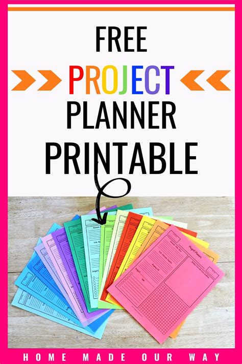 project planner printable     creative ideas