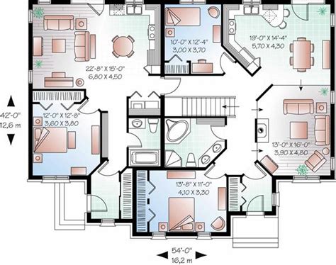 house plans  separate inlaw apartment