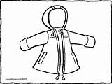 Raincoat Getdrawings sketch template