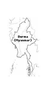 Burma Myanmar Map Outline Asia Flag Printout Enchantedlearning Printouts sketch template