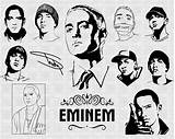 Eminem Svg Silhouette Cut sketch template