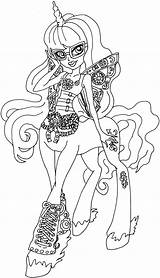 Monster High Coloring Pages Printable Printables Print Sheets Popular sketch template