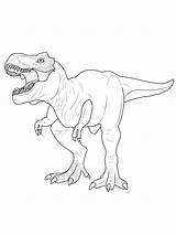 Dinosaurier Tyrannosaurus Ausmalbild Dinos Rex2 sketch template