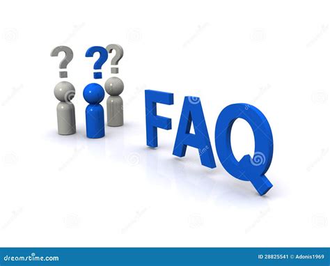 frequently asked questions stock illustration illustration  marks