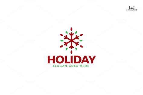 holiday logo logo templates  creative market