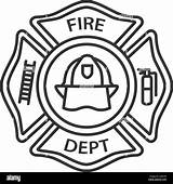 Ladder Firefighting Extinguisher Alamy sketch template