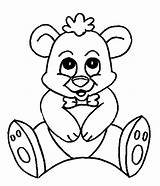 Teddy Pages Bear Emo Coloring Template sketch template