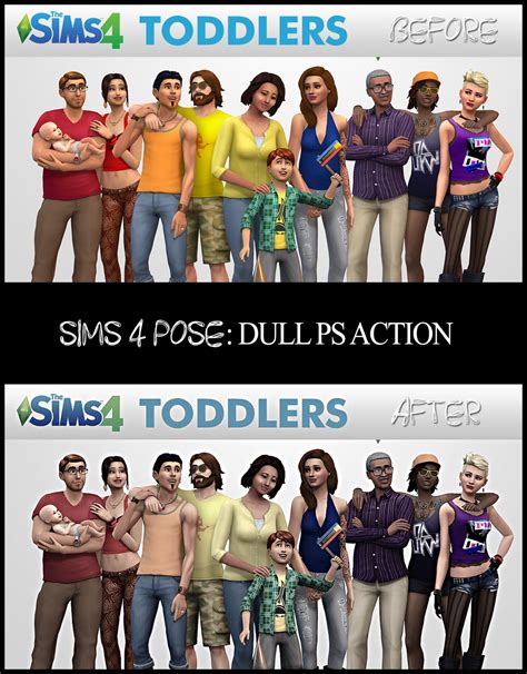 A Sims 4 Photoshop Action To Be Used With Photoshop Actions “this