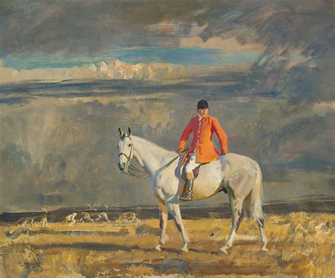 sir alfred james munnings pra rws mendham   dedham