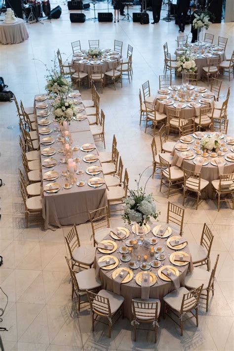 wedding reception table layout ideas  mix  rectangular  circular tables emmalovesweddings