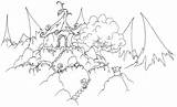 Coloring House Mountain Mountains Pages Monkeys Sierra Nevada Line Drawing Printable Designlooter Some Print 612px 34kb 1000 Para Getdrawings Bluebison sketch template
