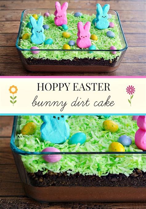 hoppy easter bunny dirt cake pictures   images