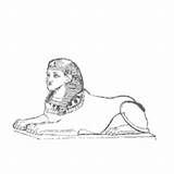 Coloring Sphinx Egypt Pages Ancient Surfnetkids sketch template