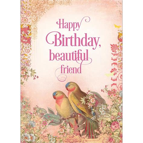 Happy Birthday Beautiful Friend Greeting Card Amber Lotus Publishing