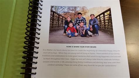 melandboys family cookbook project