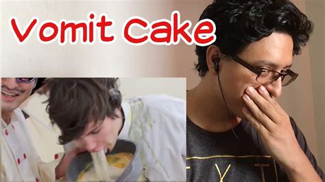 vomit cake reaction youtube