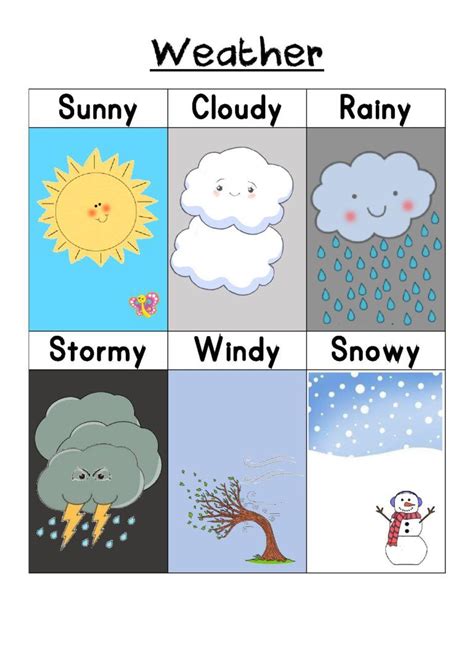 weather flashcards teach  weather  flashcards posters